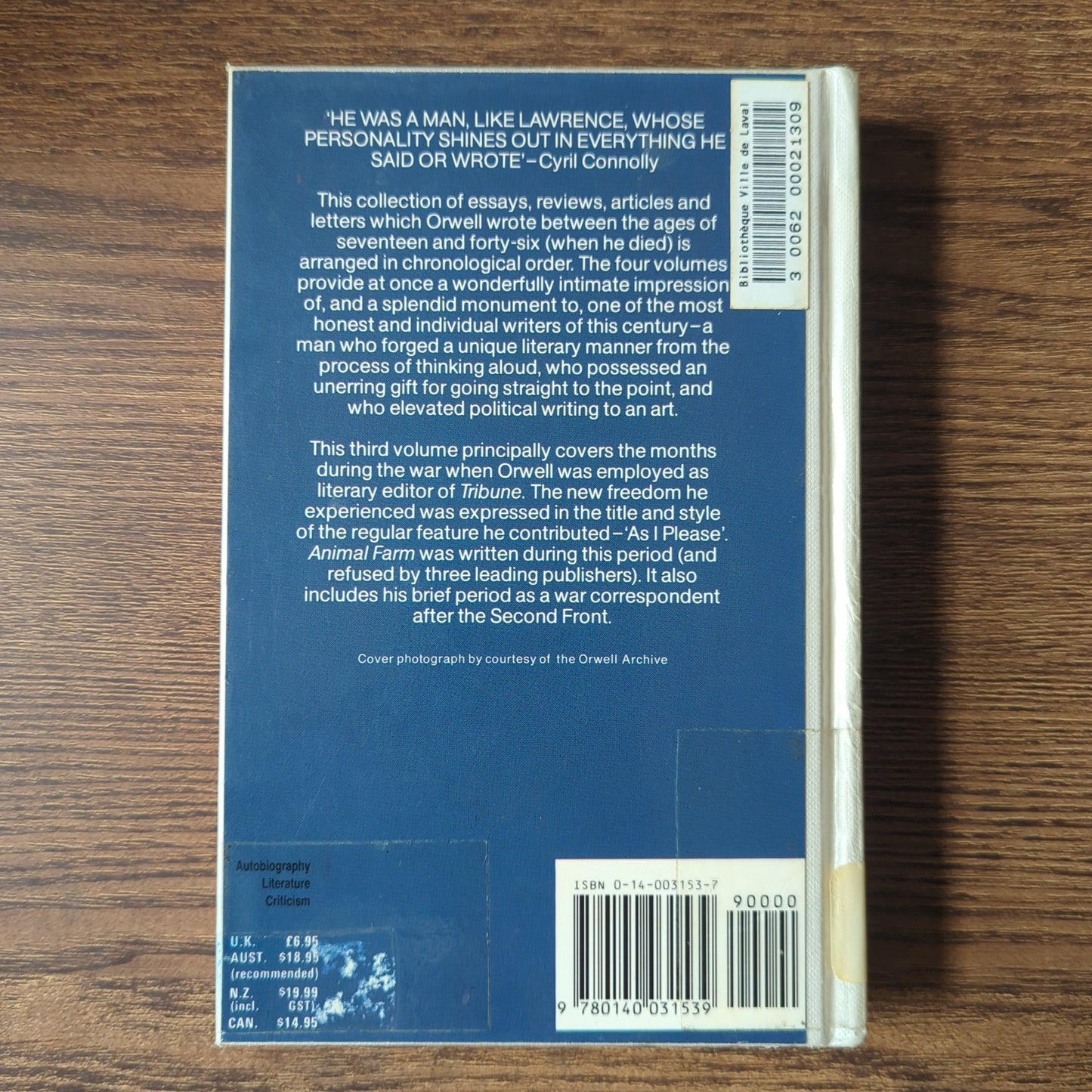 The Collected Essays, Journalism and Letters of George Orwell Volume 3: As I Please (1943-1945)