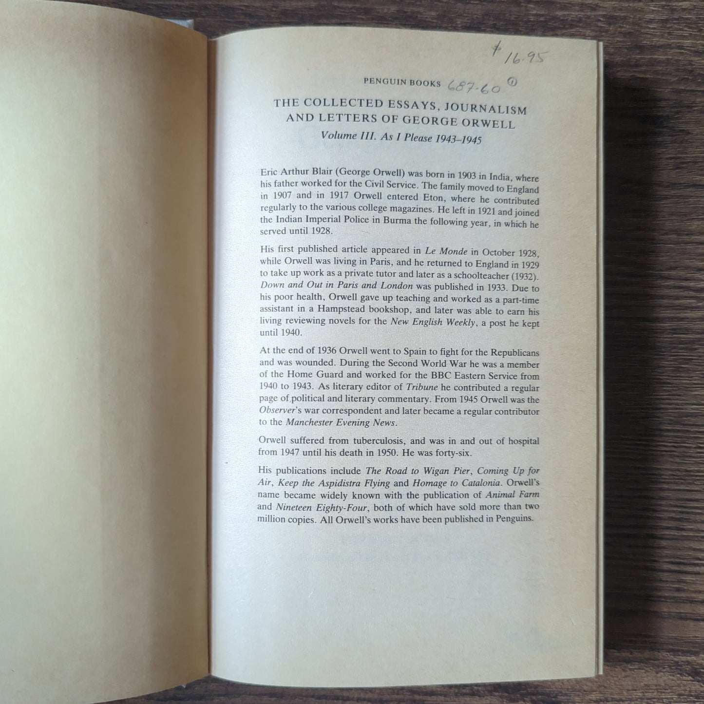 The Collected Essays, Journalism and Letters of George Orwell Volume 3: As I Please (1943-1945)