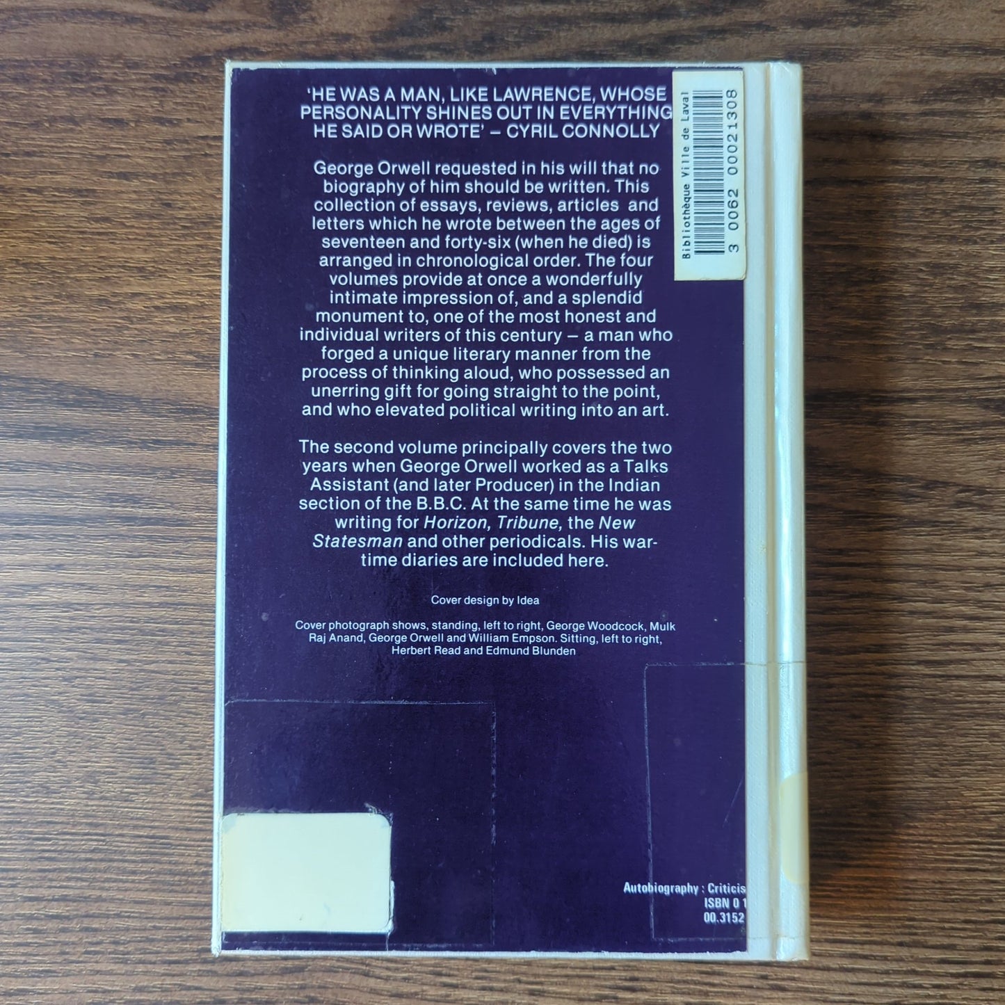 The Collected Essays, Journalism and Letters of George Orwell Volume 2: My Country Right or Left (1940-1943)