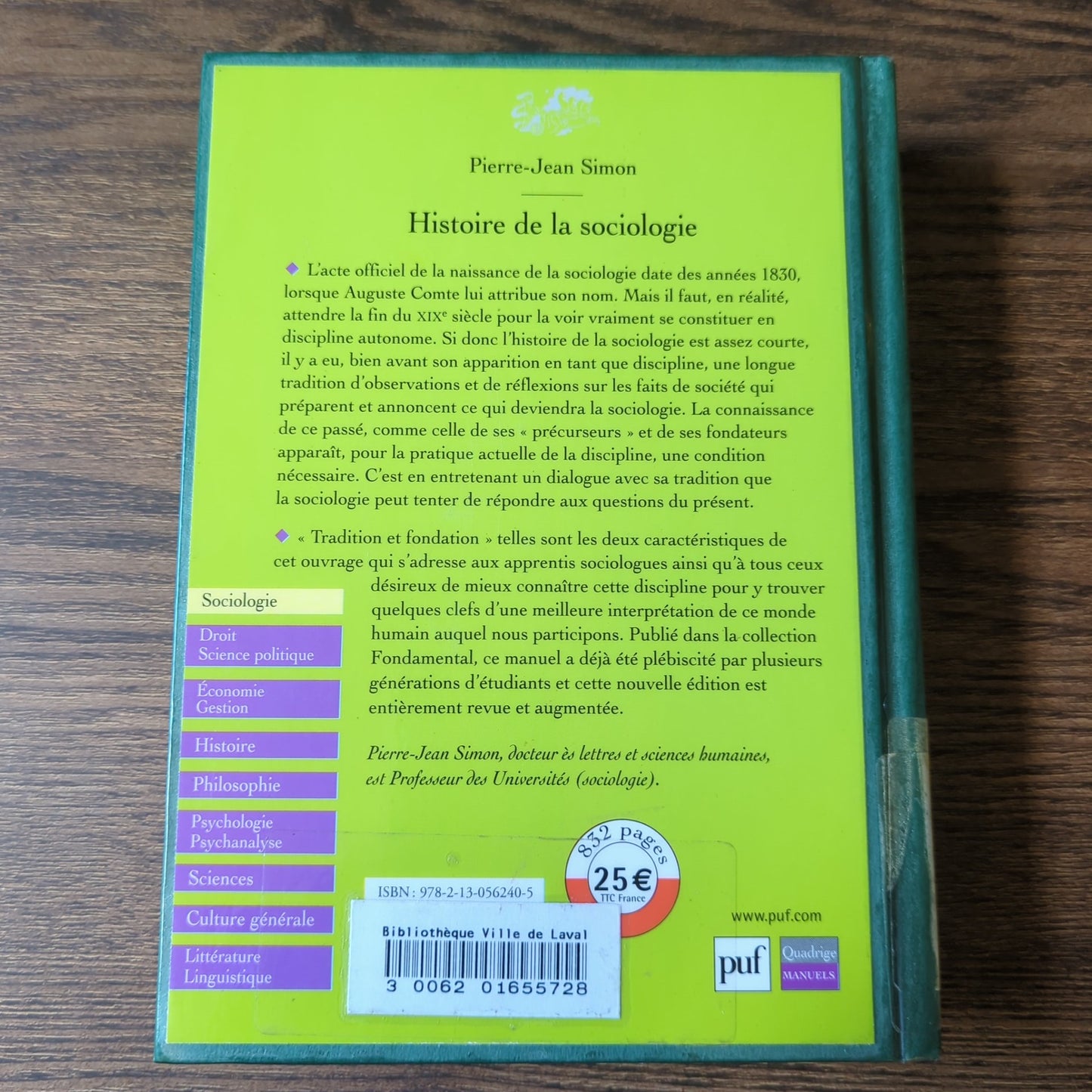 Histoire de la sociologie
