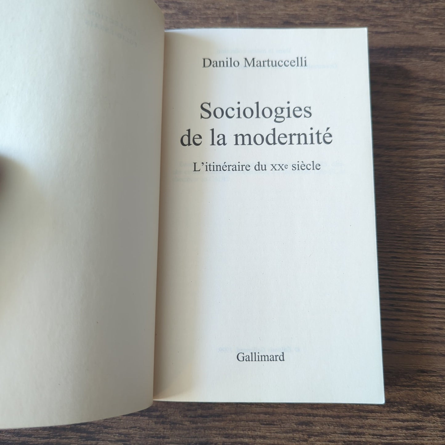 Sociologies de la modernité