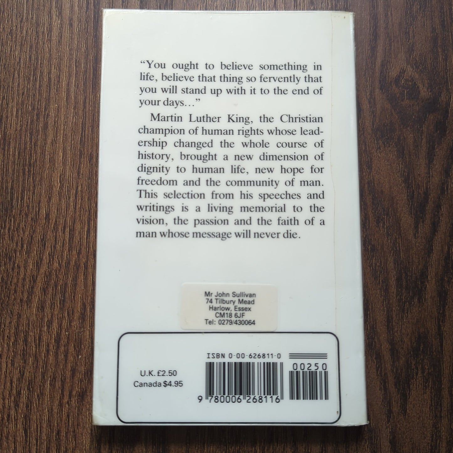 The Words of Martin Luther King - Selected by Coretta Scott King