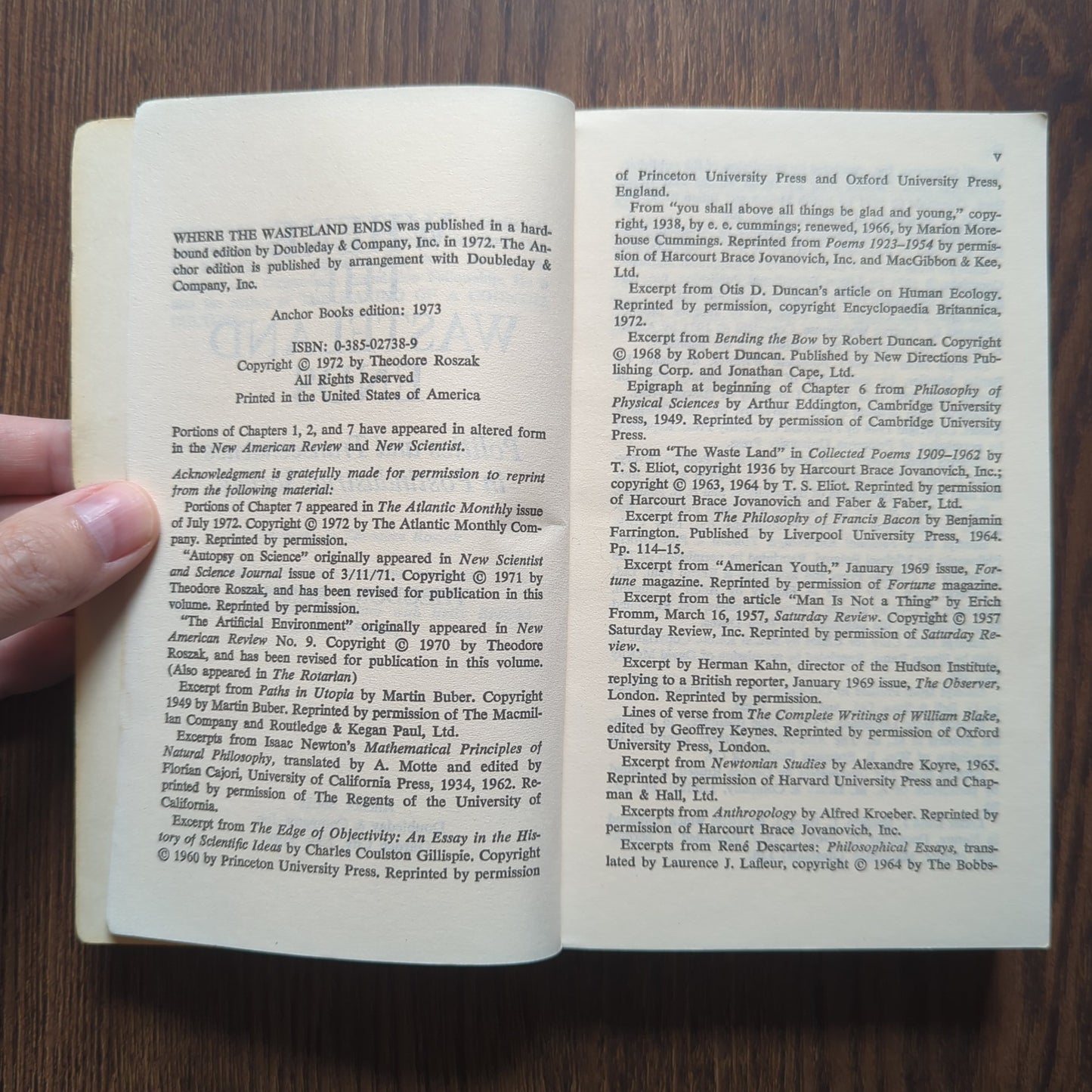 Where The Wasteland Ends - Politics and Transcendence in Postindustrial Society