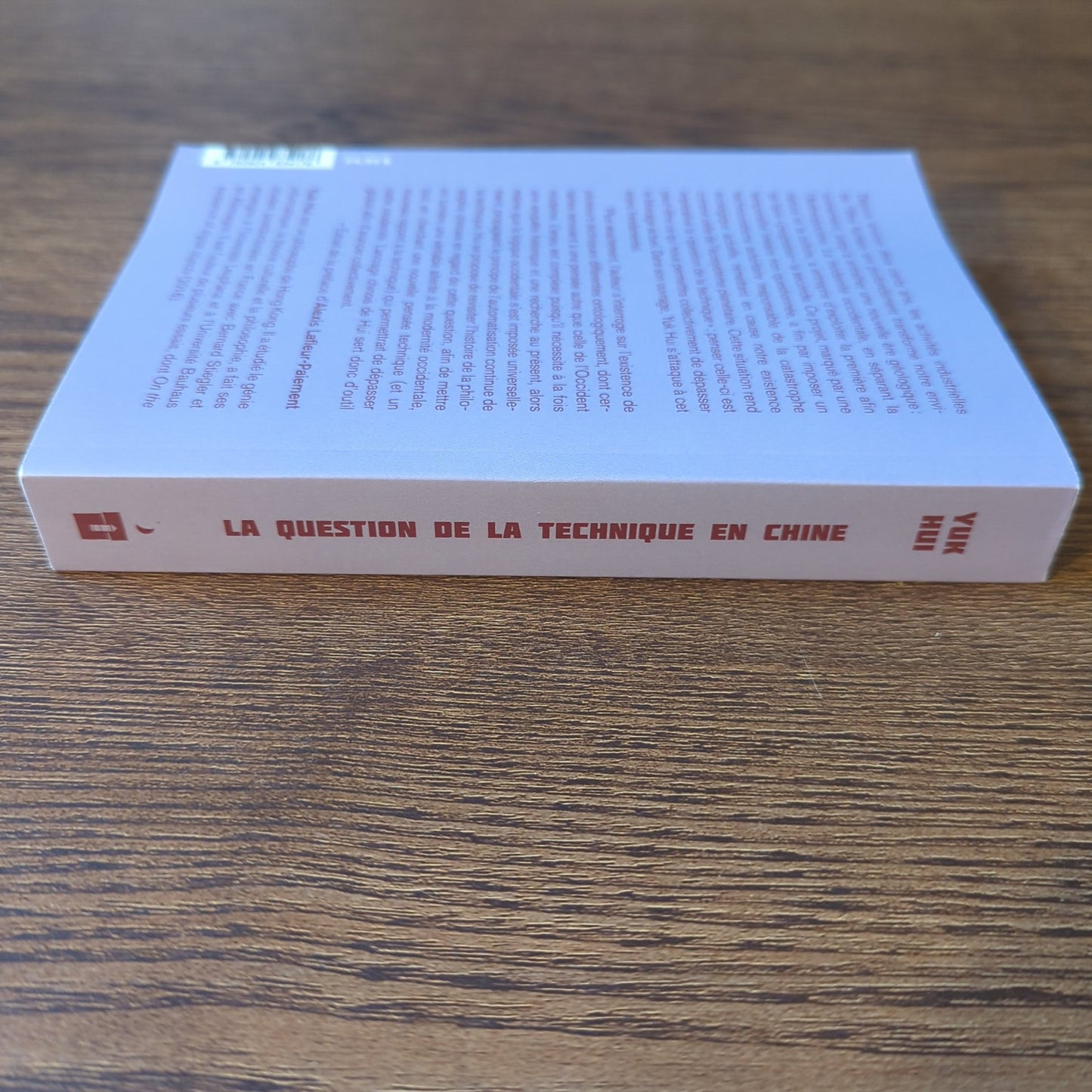 La question de la technique en Chine