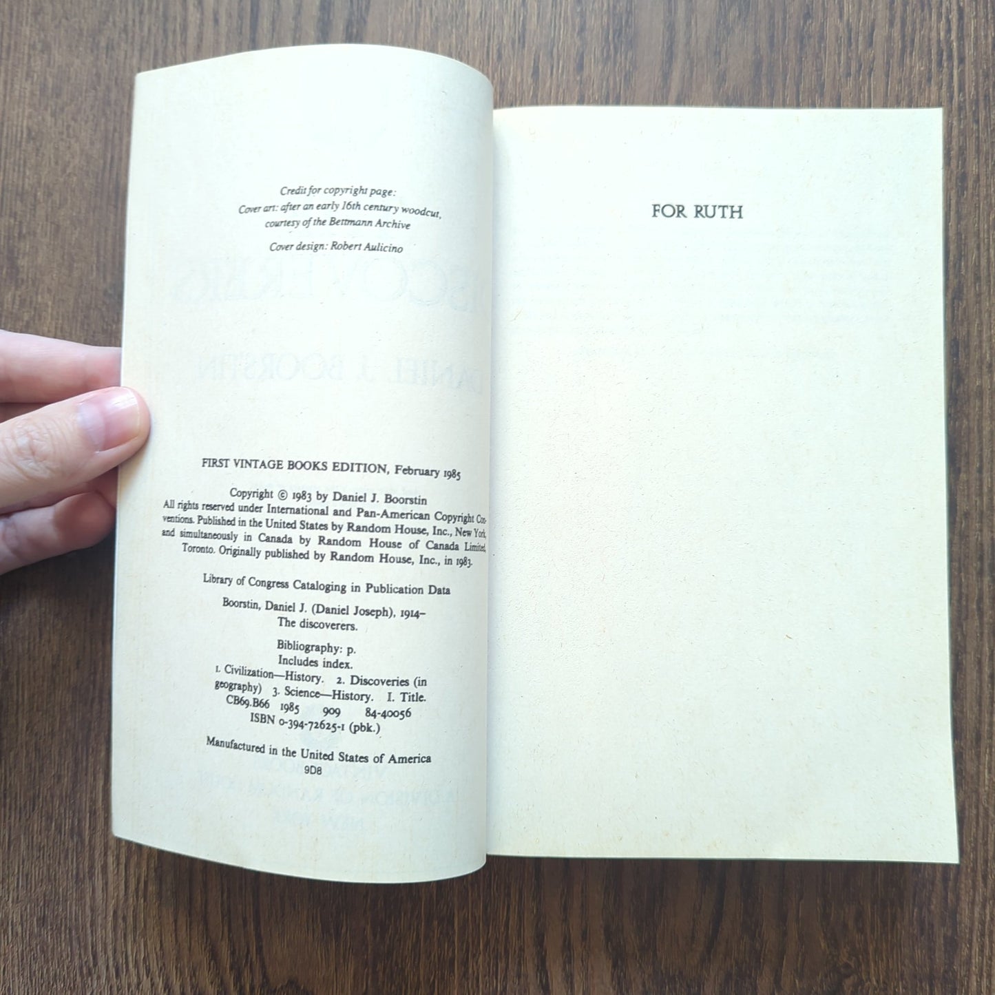 The Discoverers - A History of Man's Search to Know His World and Himself