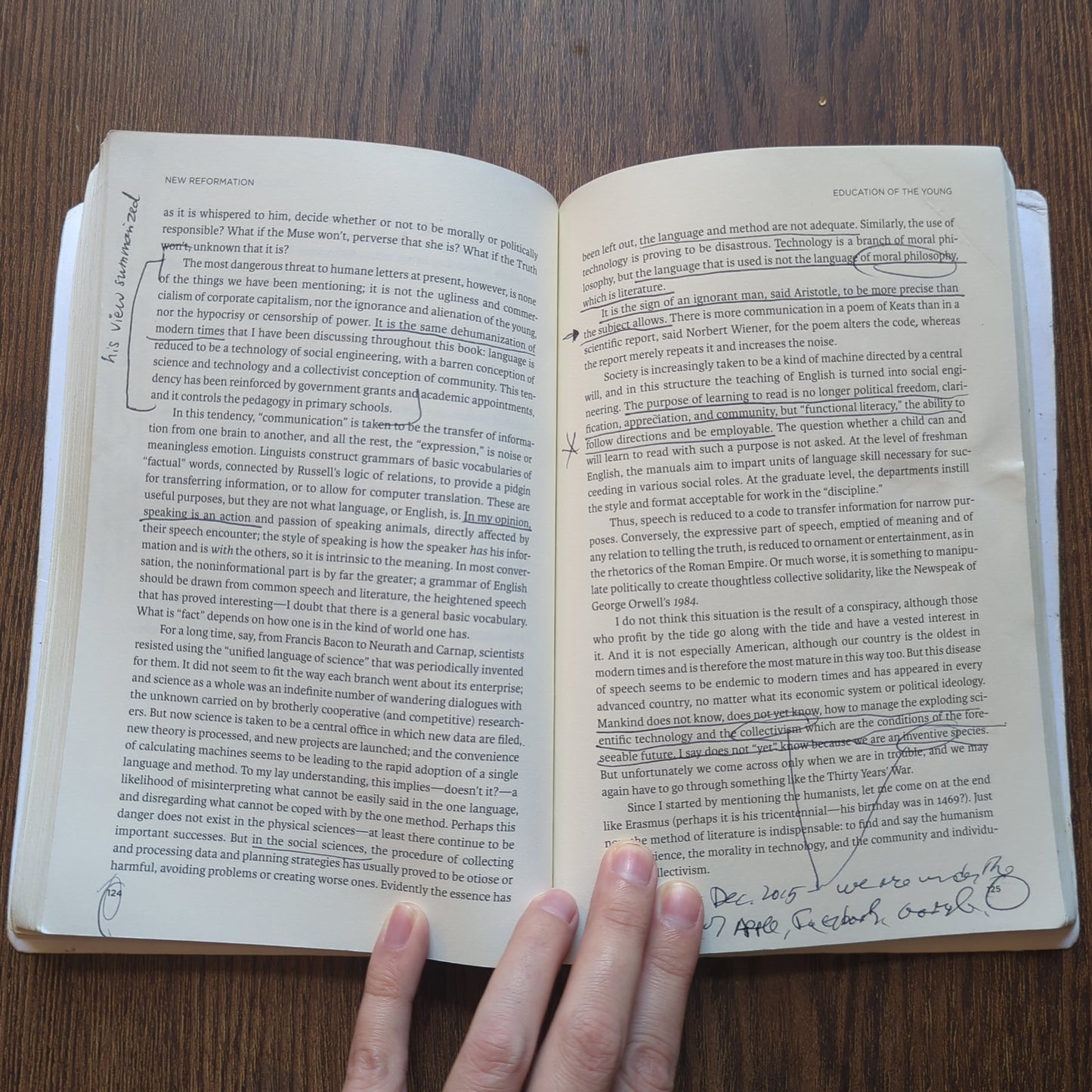 New Reformation - Notes of a Neolithic Conservative
