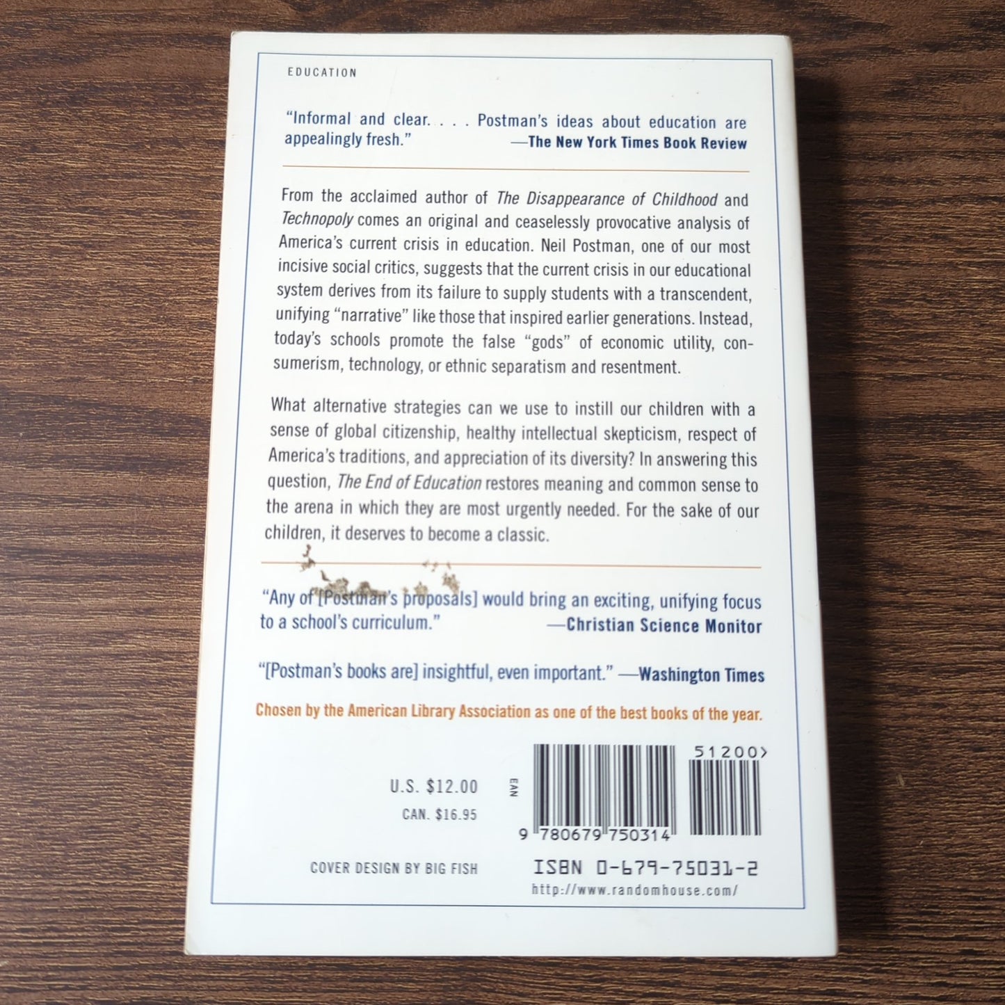 The End of Education - Redefining the Value of School