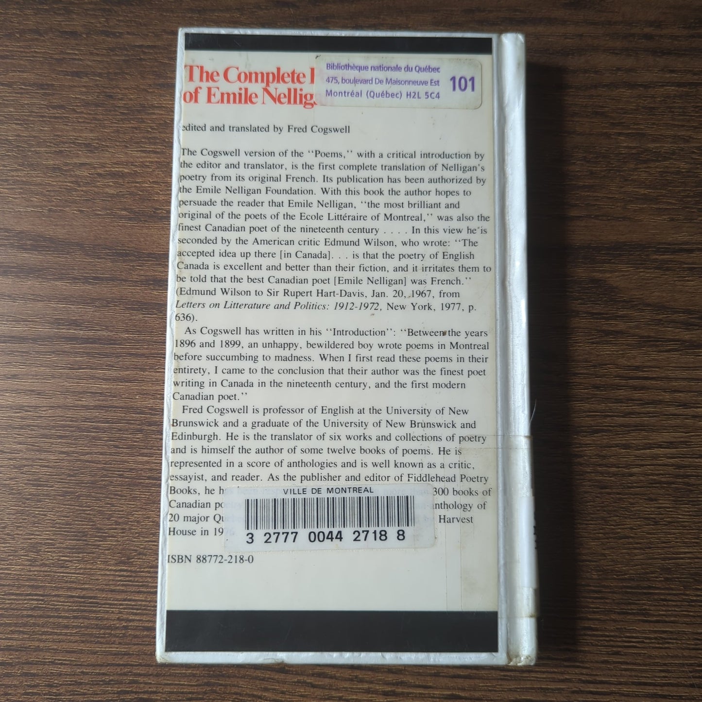 The Complete Poems of Emile Nelligan