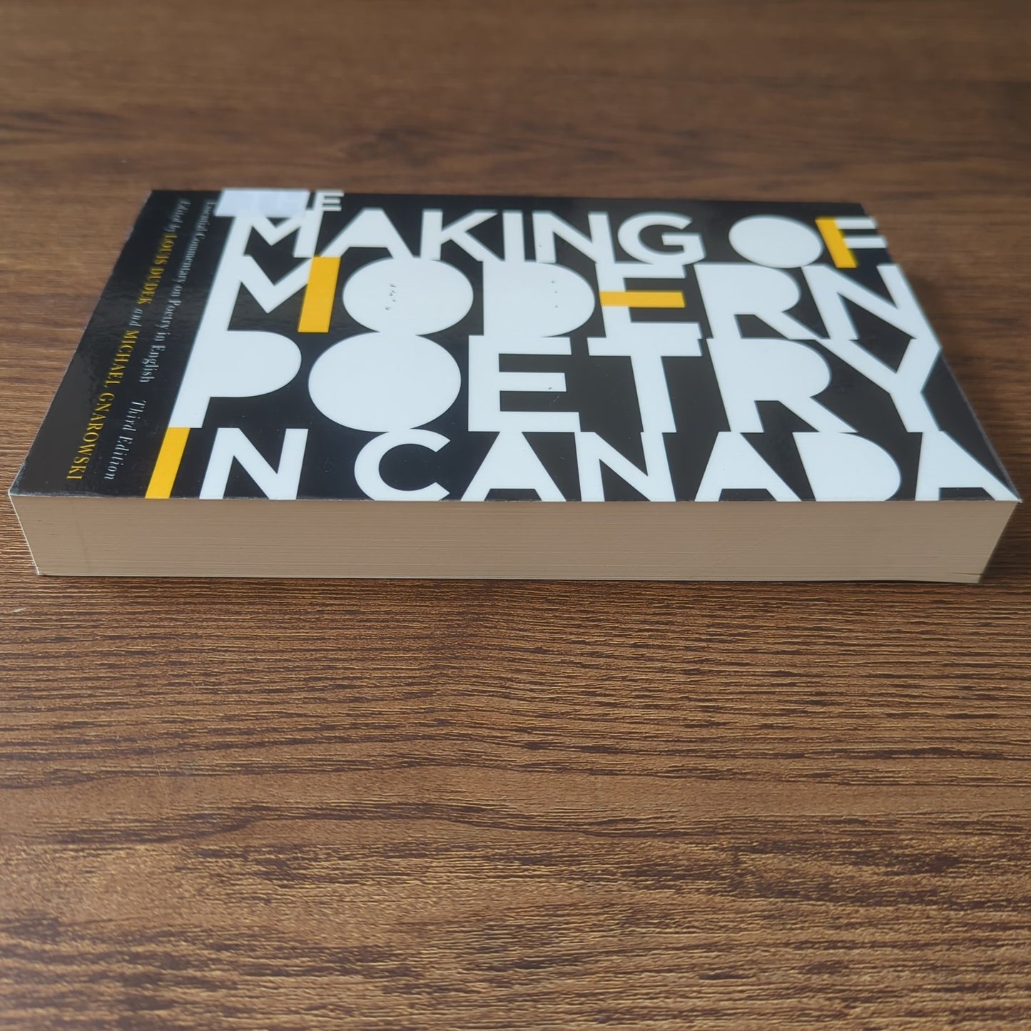 The Making of Modern Poetry in Canada