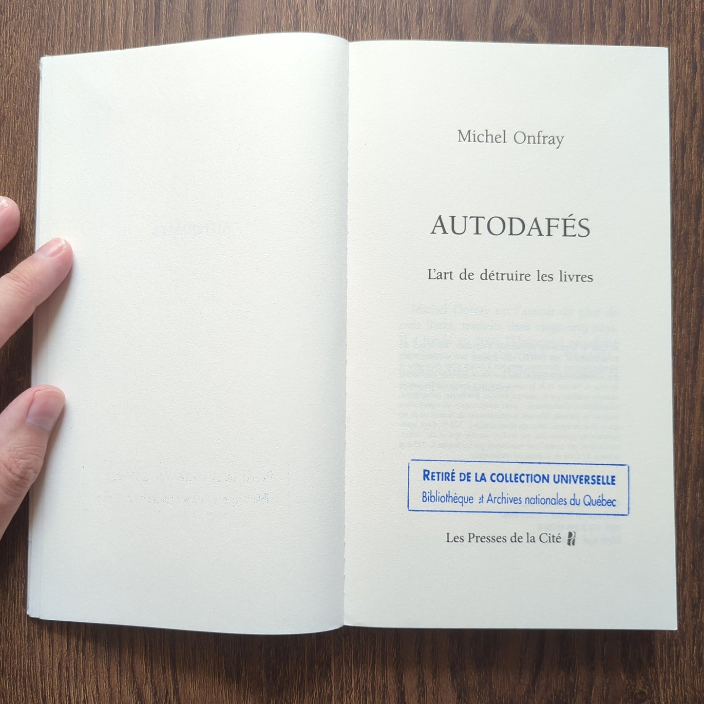 Autodafés - L'art de détruire les livres
