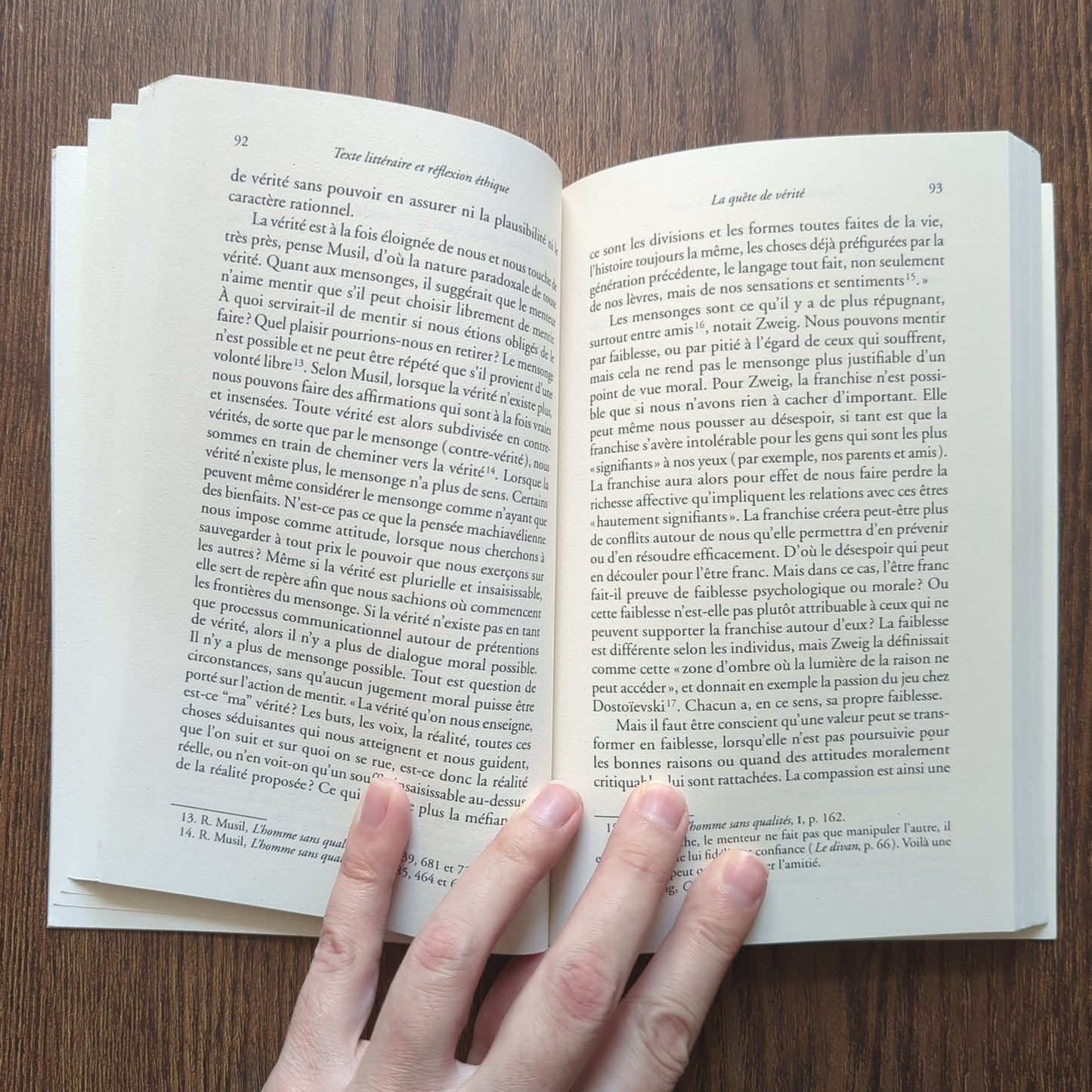 Texte littéraire et réflexion éthique