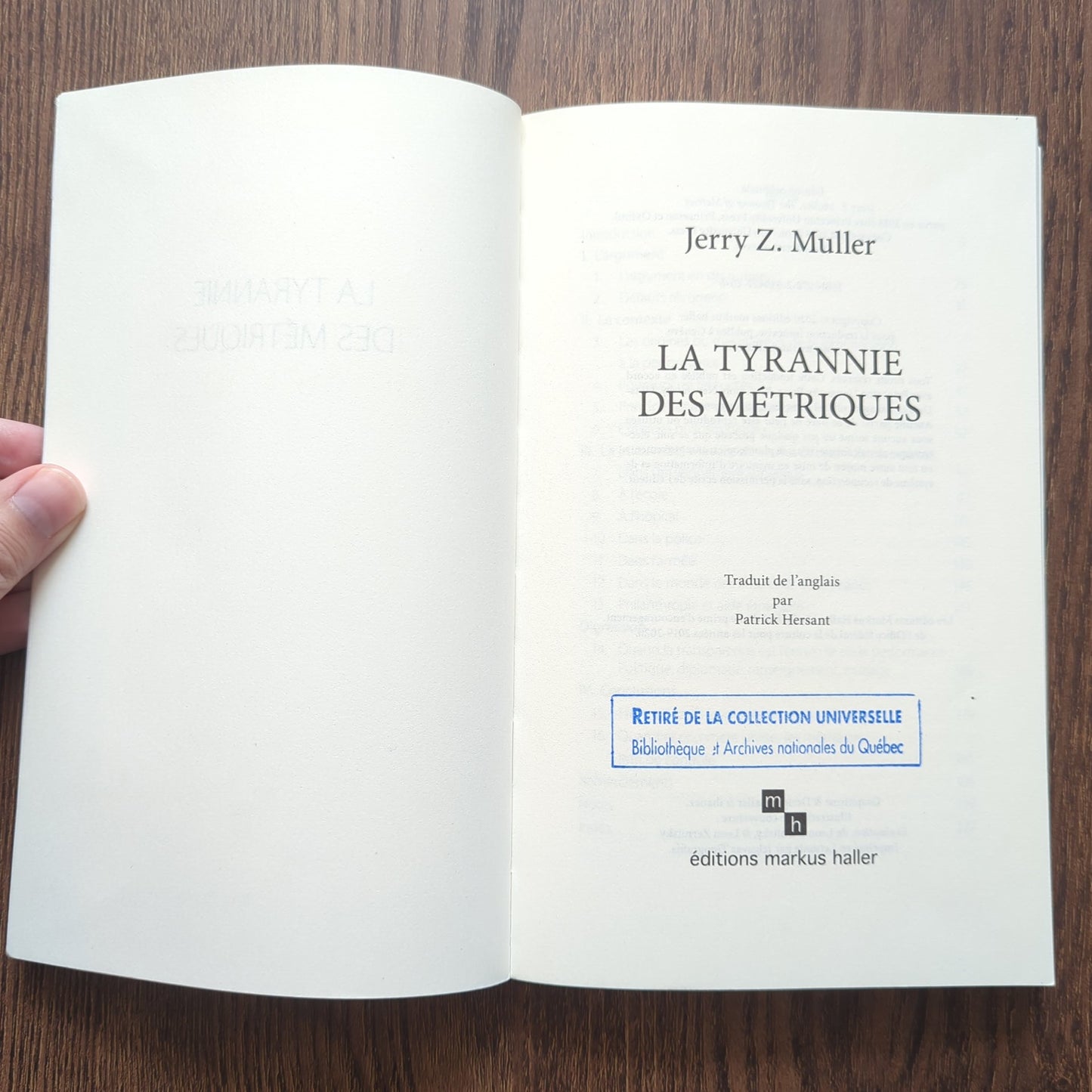 La tyrannie des métriques