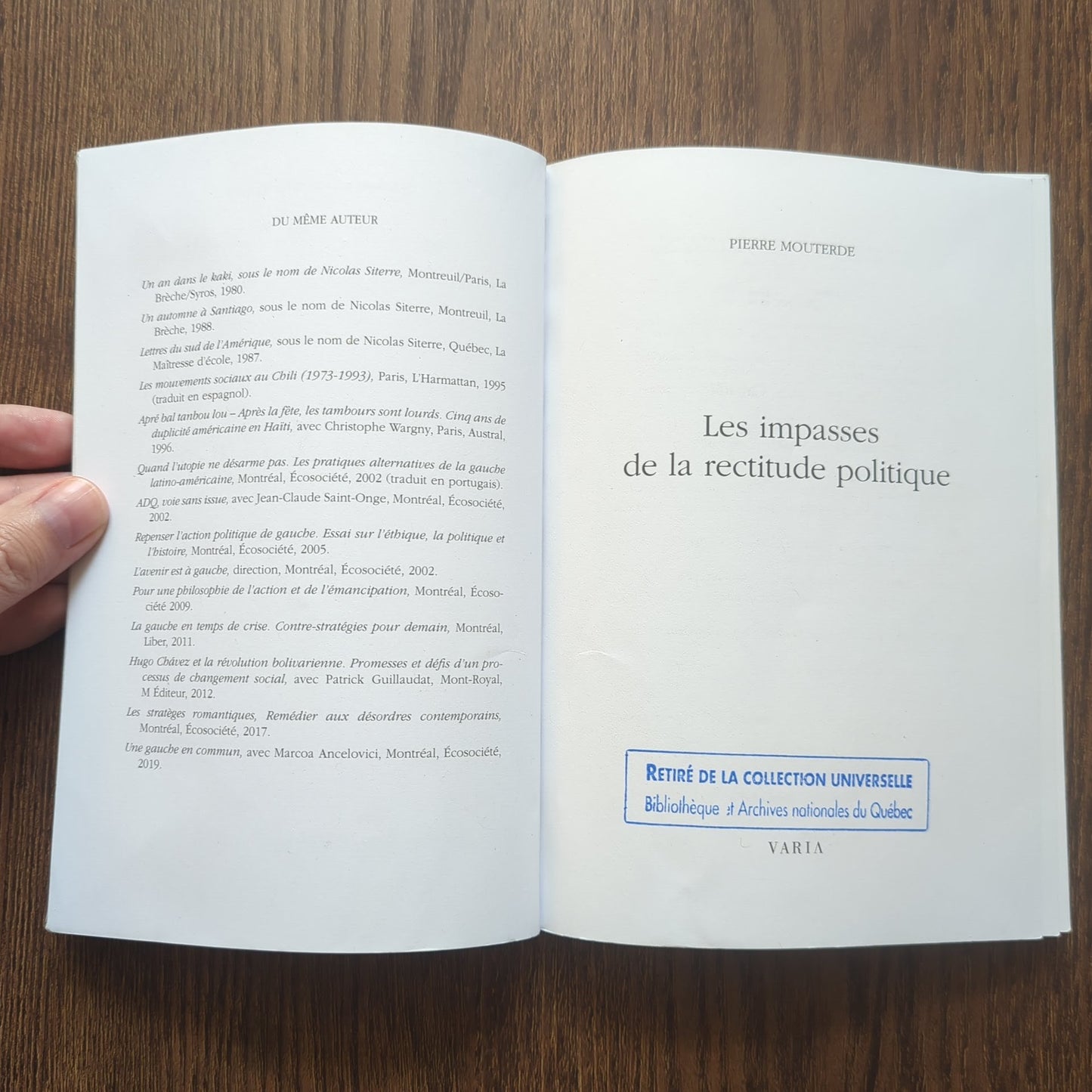 Les impasses de la rectitude politique