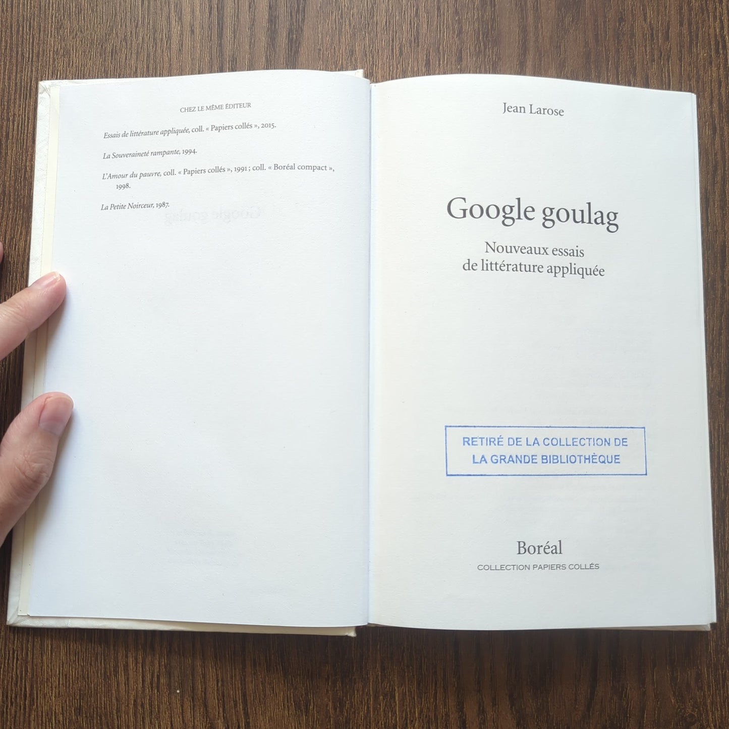 Google goulag - Nouveaux essais de littérature appliquée