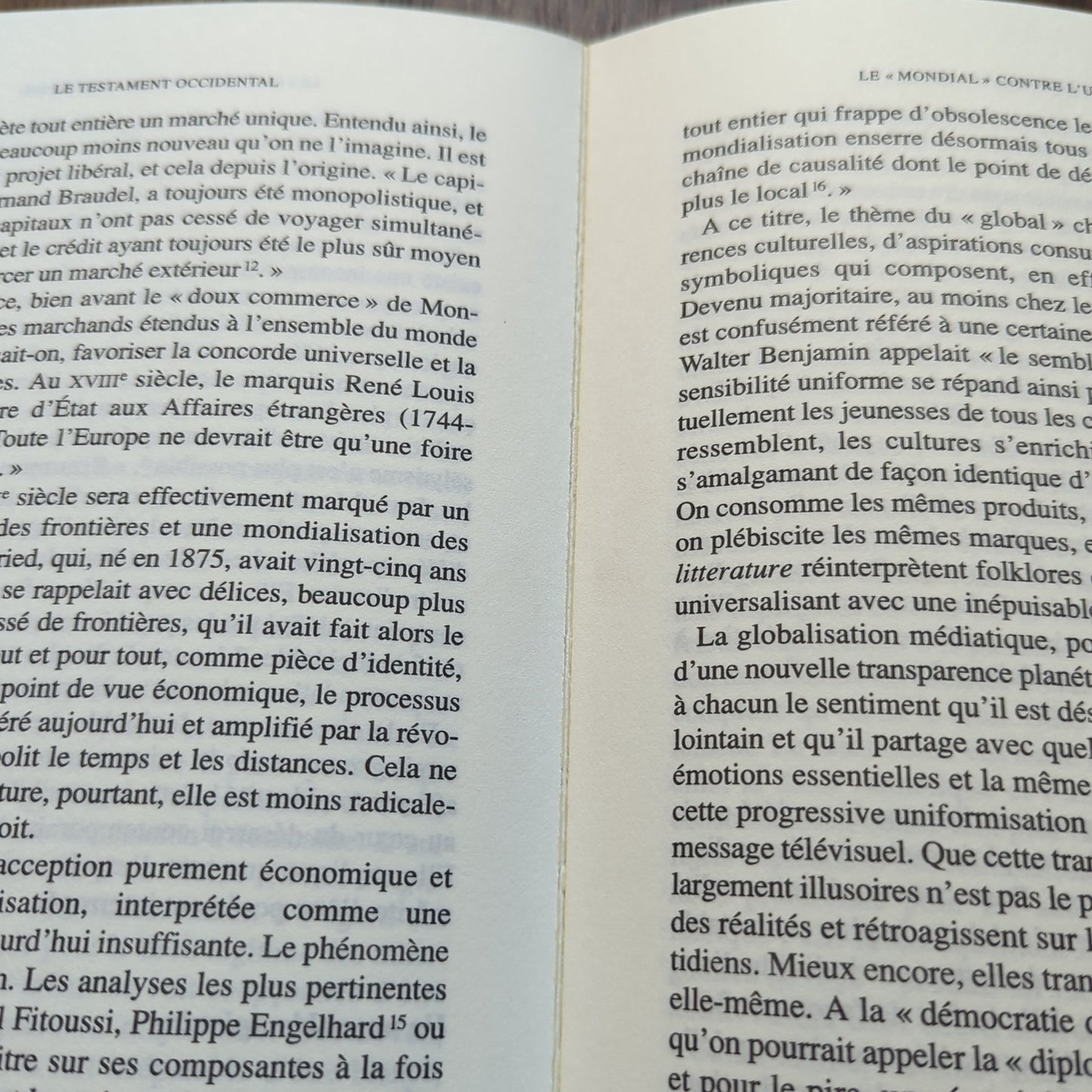 La refondation du monde