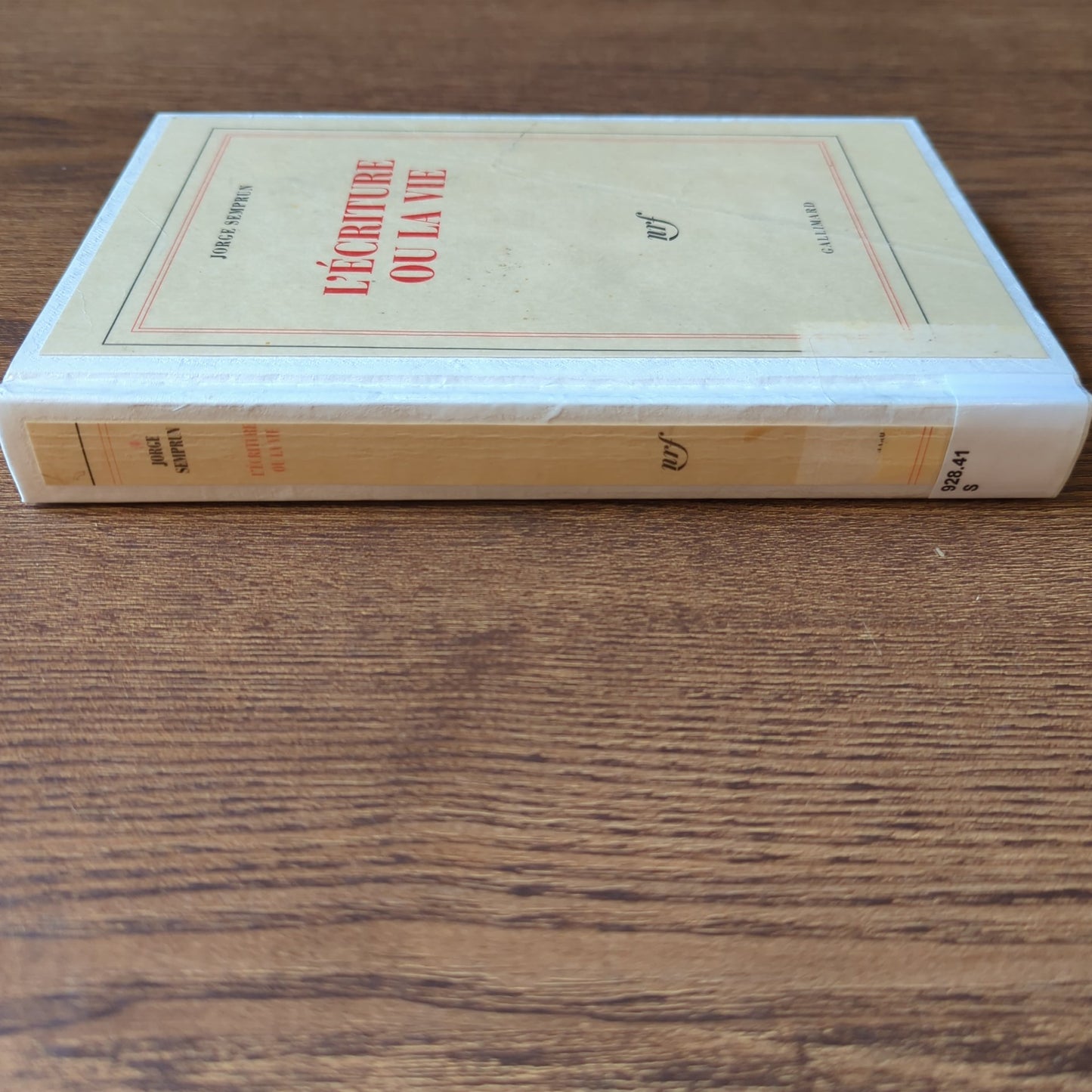 L'écriture ou la vie