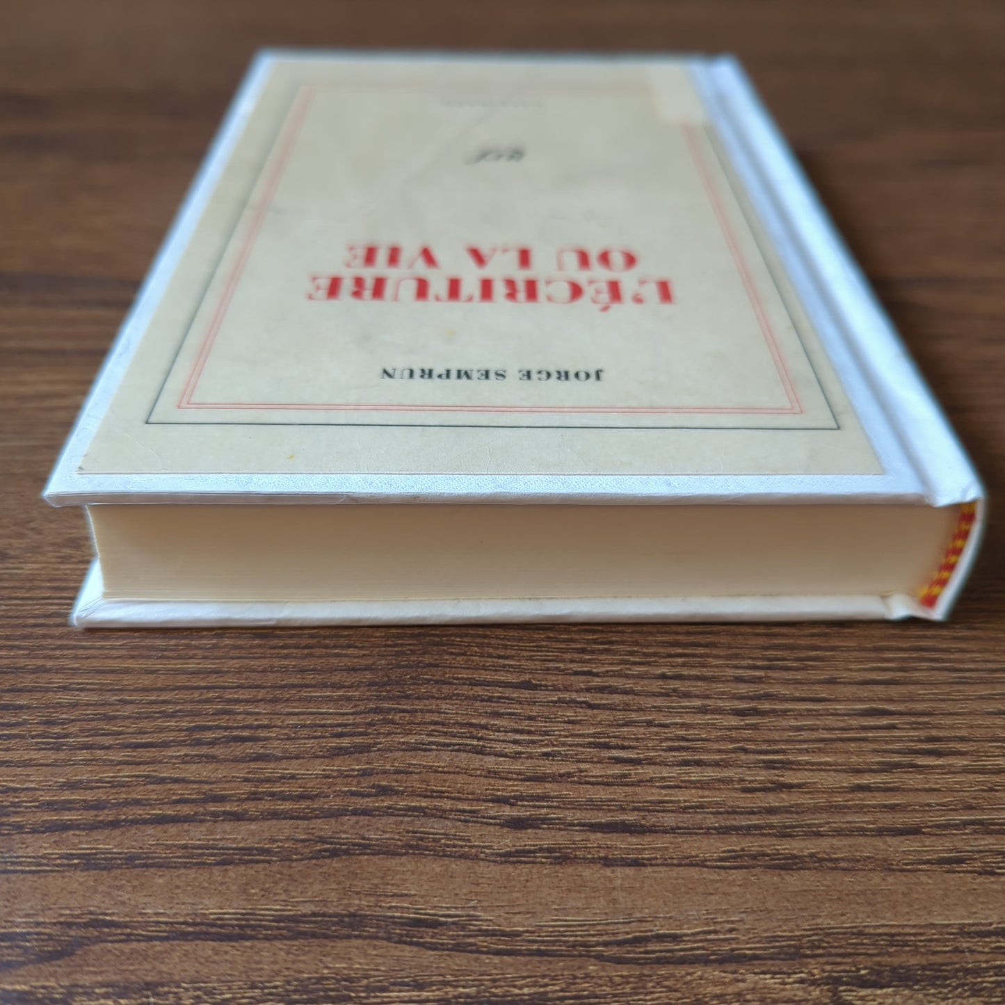 L'écriture ou la vie