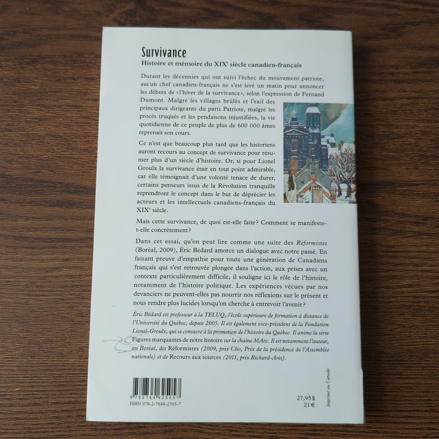 Survivance - Histoire et mémoire du XIXè siècle canadien-français