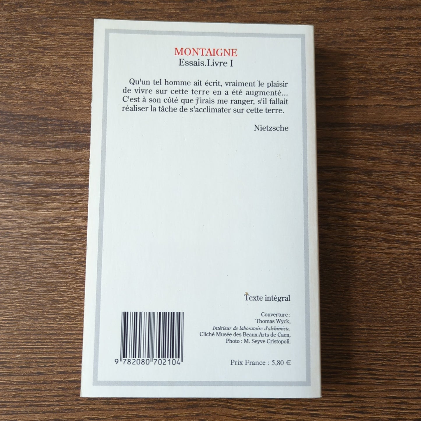 Essais - Livre 1