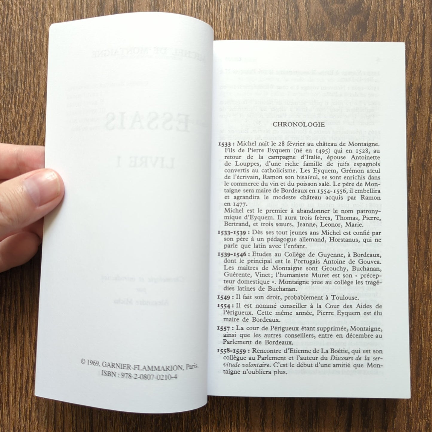 Essais - Livre 1
