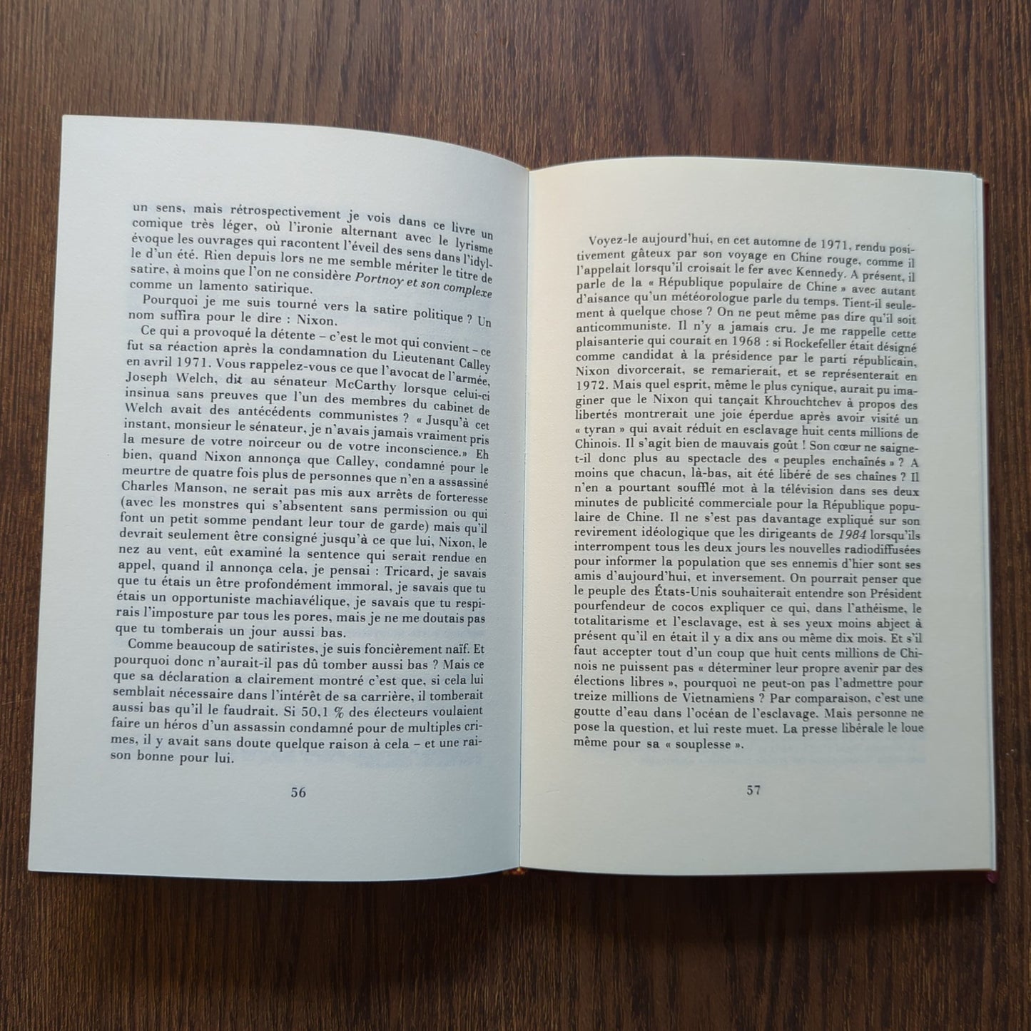 Du côté de Portnoy et autres essais