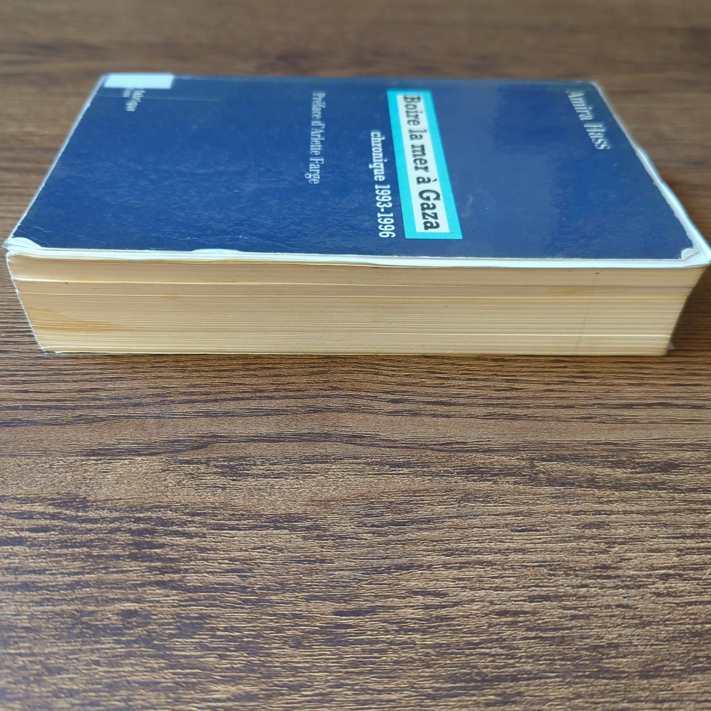 Boire la mer à Gaza: chronique 1993-1996