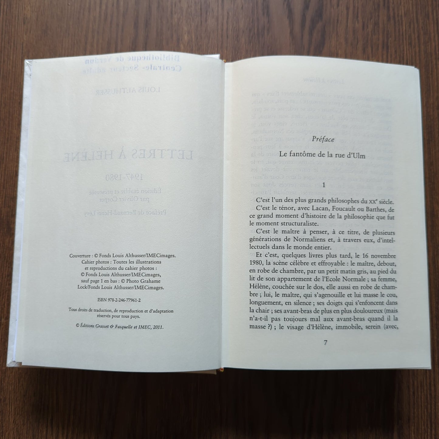 Lettres à Hélène