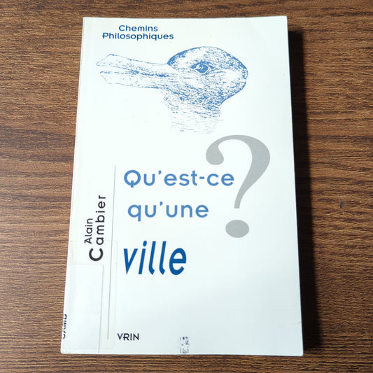 Qu'est-ce qu'une ville?