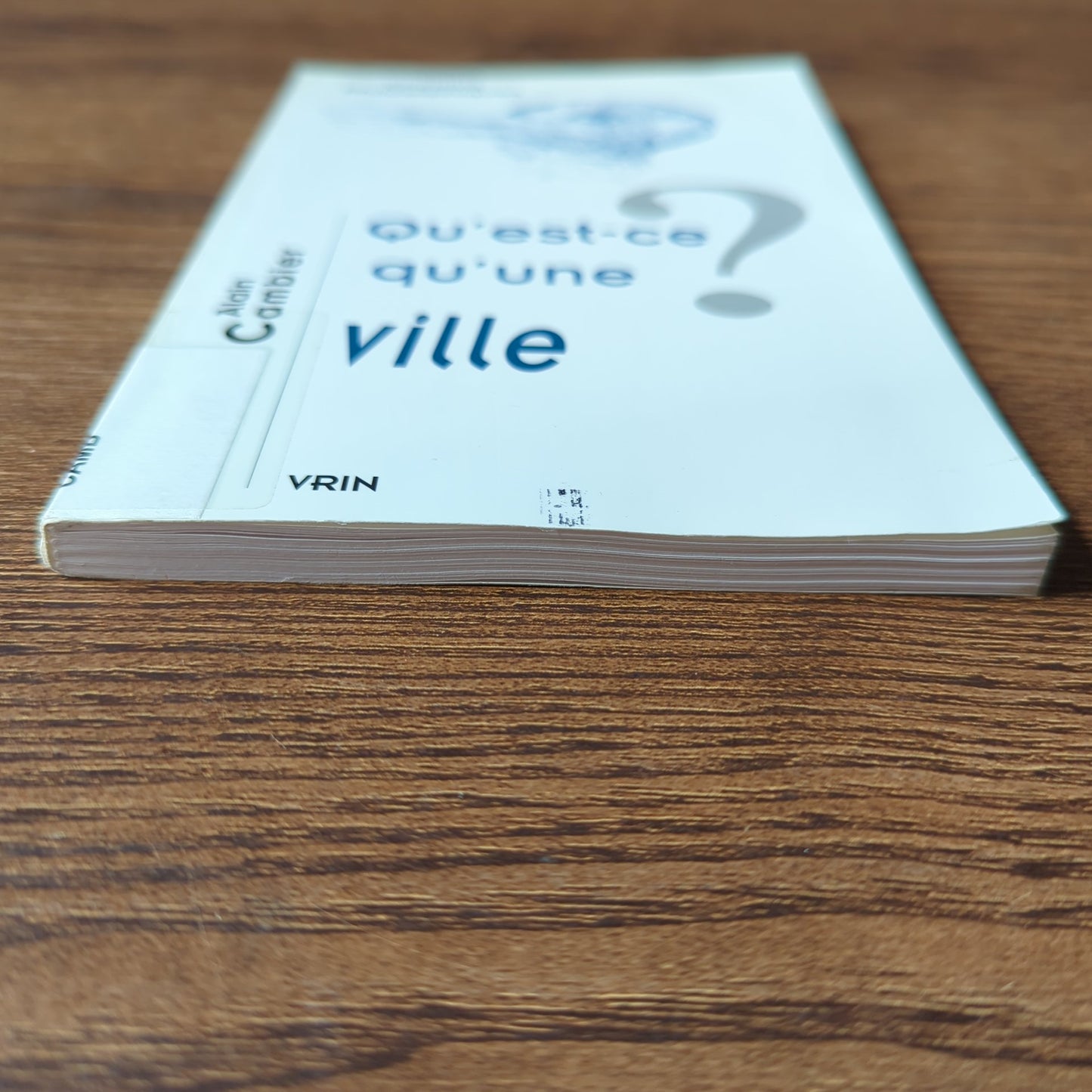 Qu'est-ce qu'une ville?