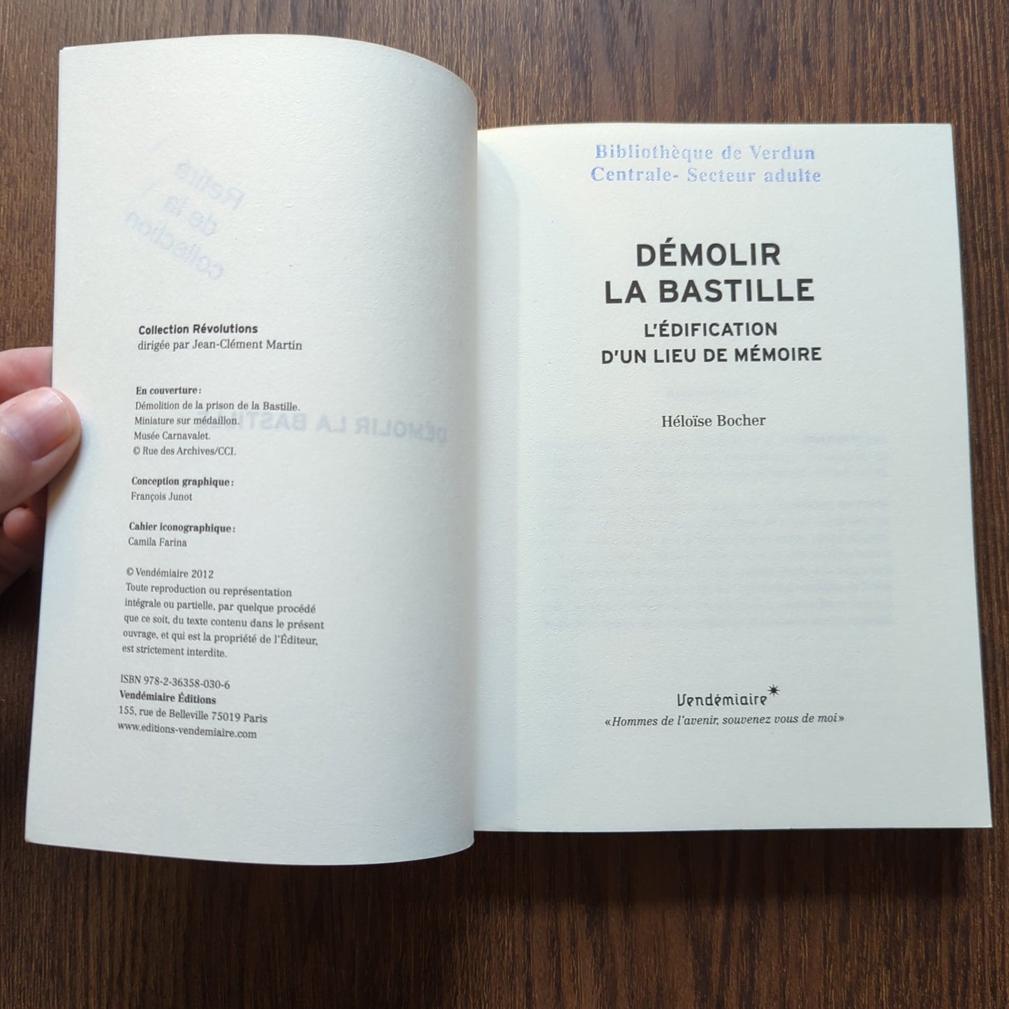 Démolir la Bastille - L'édification d'un lieu de mémoire
