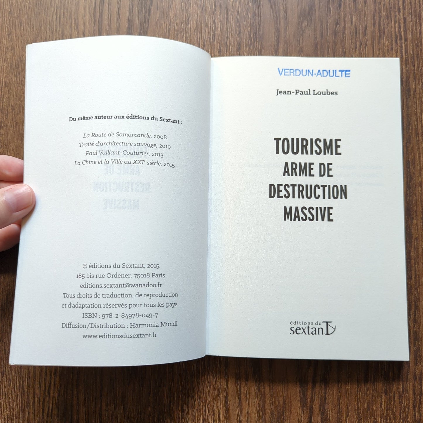 Tourisme, arme de destruction massive