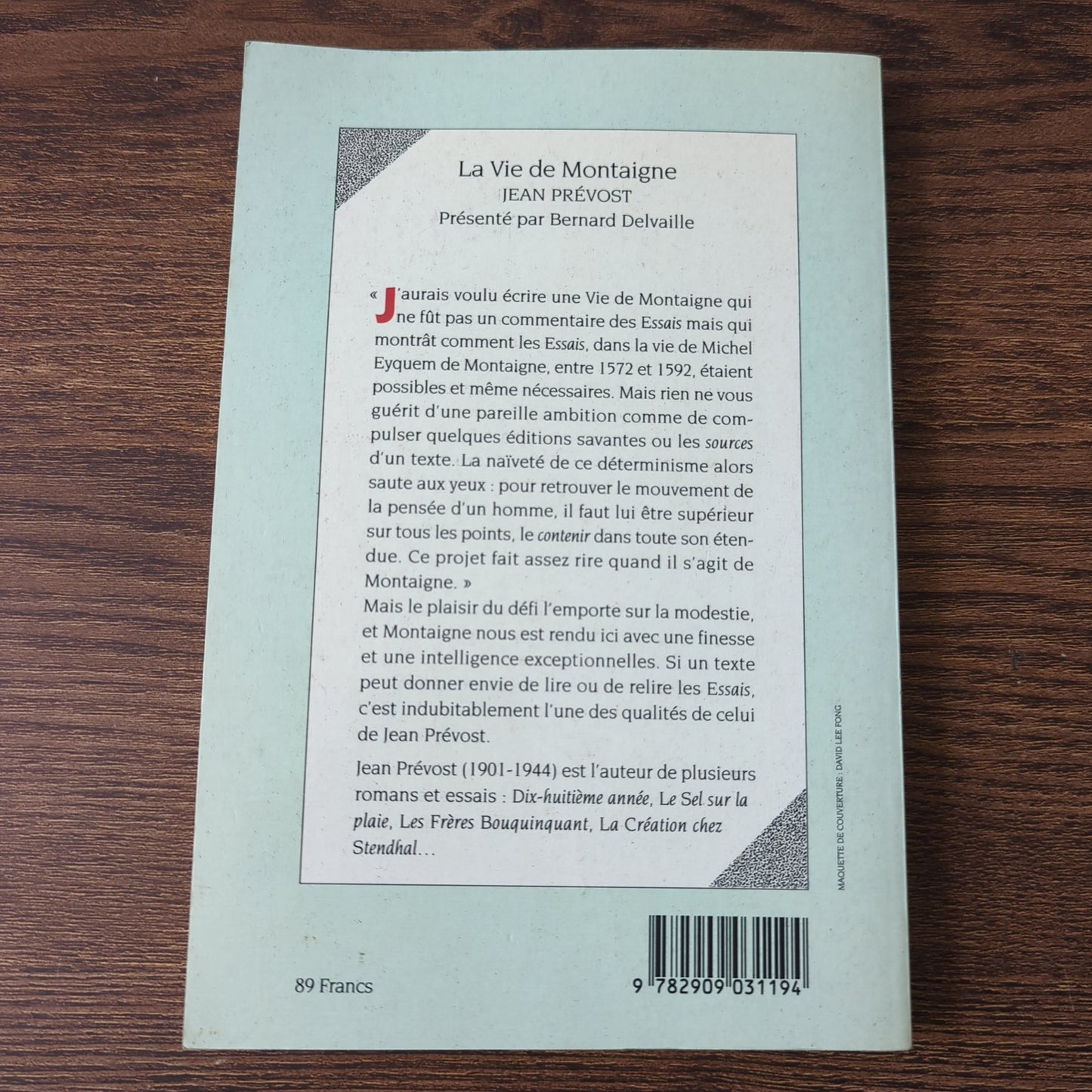 La vie de Montaigne