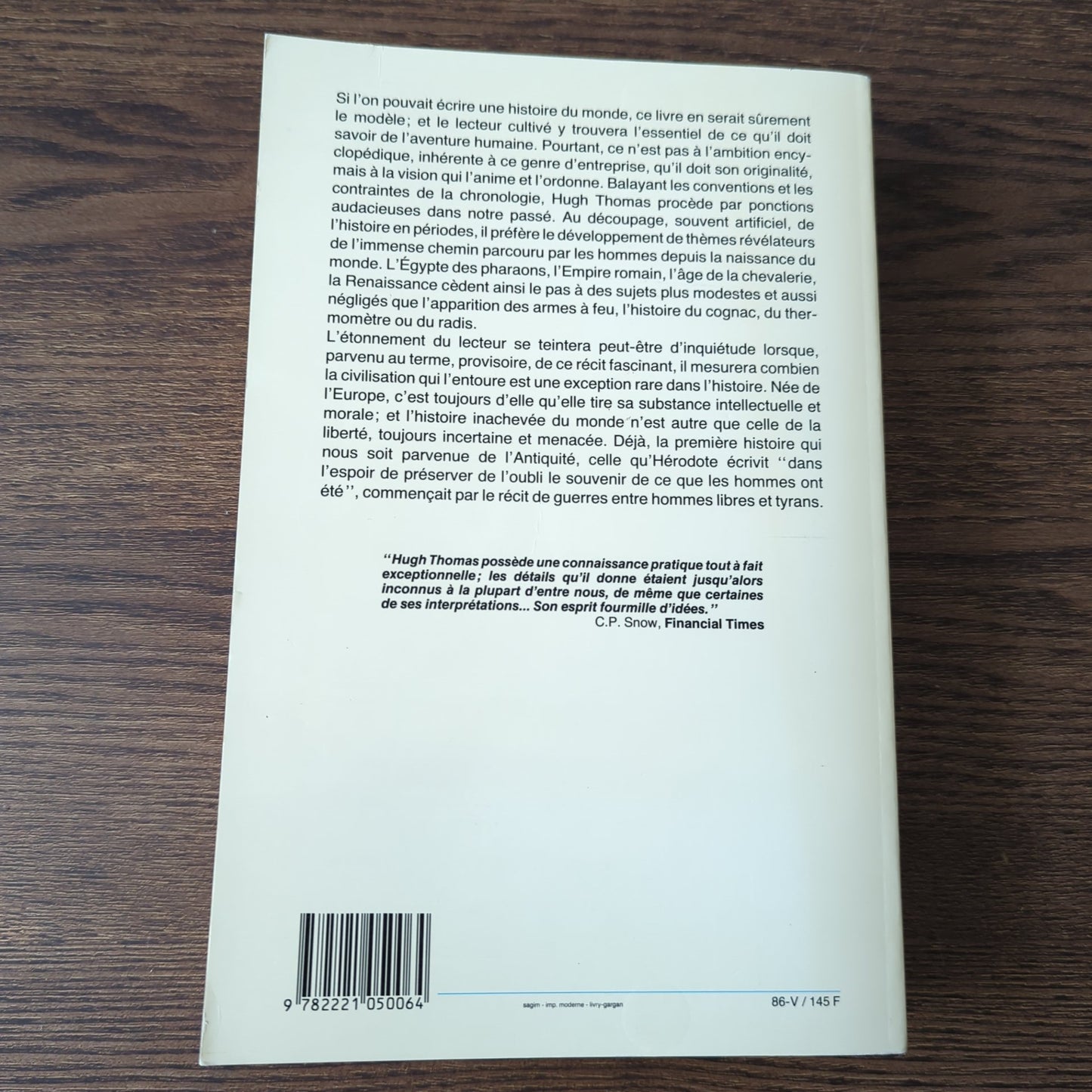 Histoire inachevée du monde