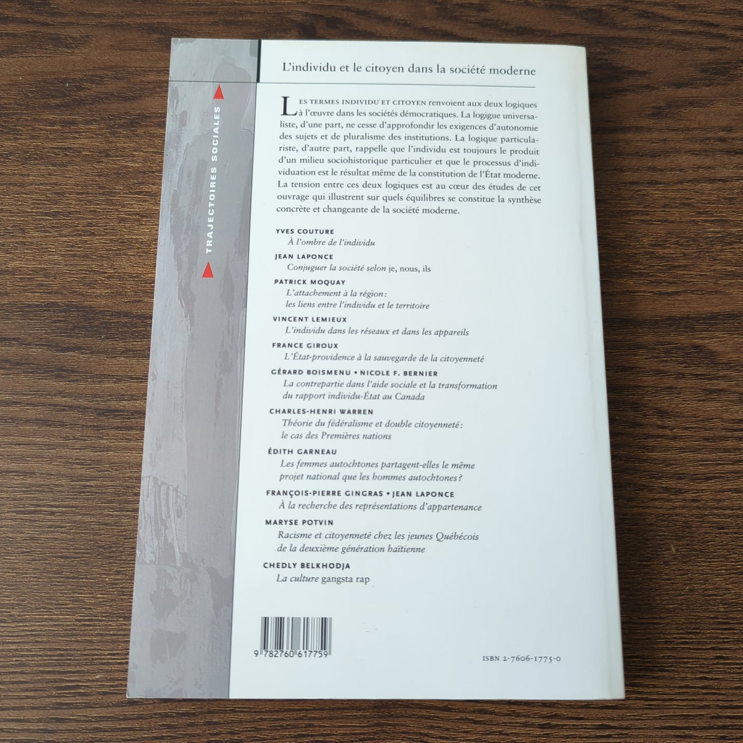 L'individu et le citoyen dans la société moderne