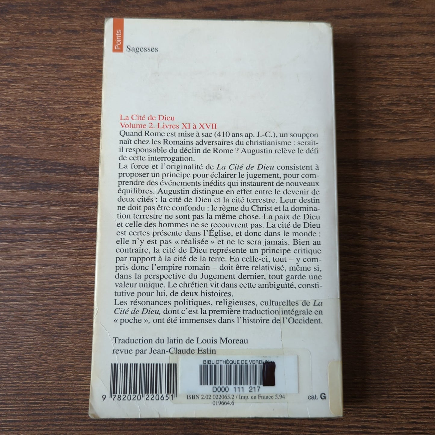 La Cité de Dieu - Volume 2 (Livres XI à XVII)