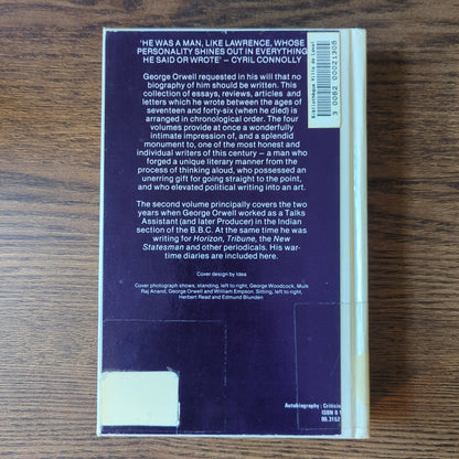 The Collected Essays, Journalism and Letters of George Orwell Volume 2: My Country Right or Left (1940-1943)