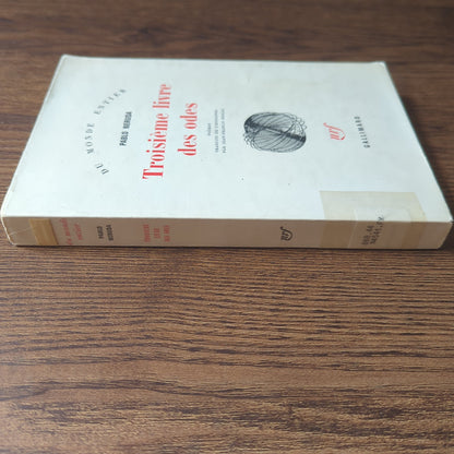 Troisième livre des odes