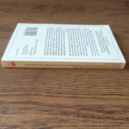 Discours sur l'origine et les fondements de l'inégalité parmi les hommes - Discours sur les sciences et les arts