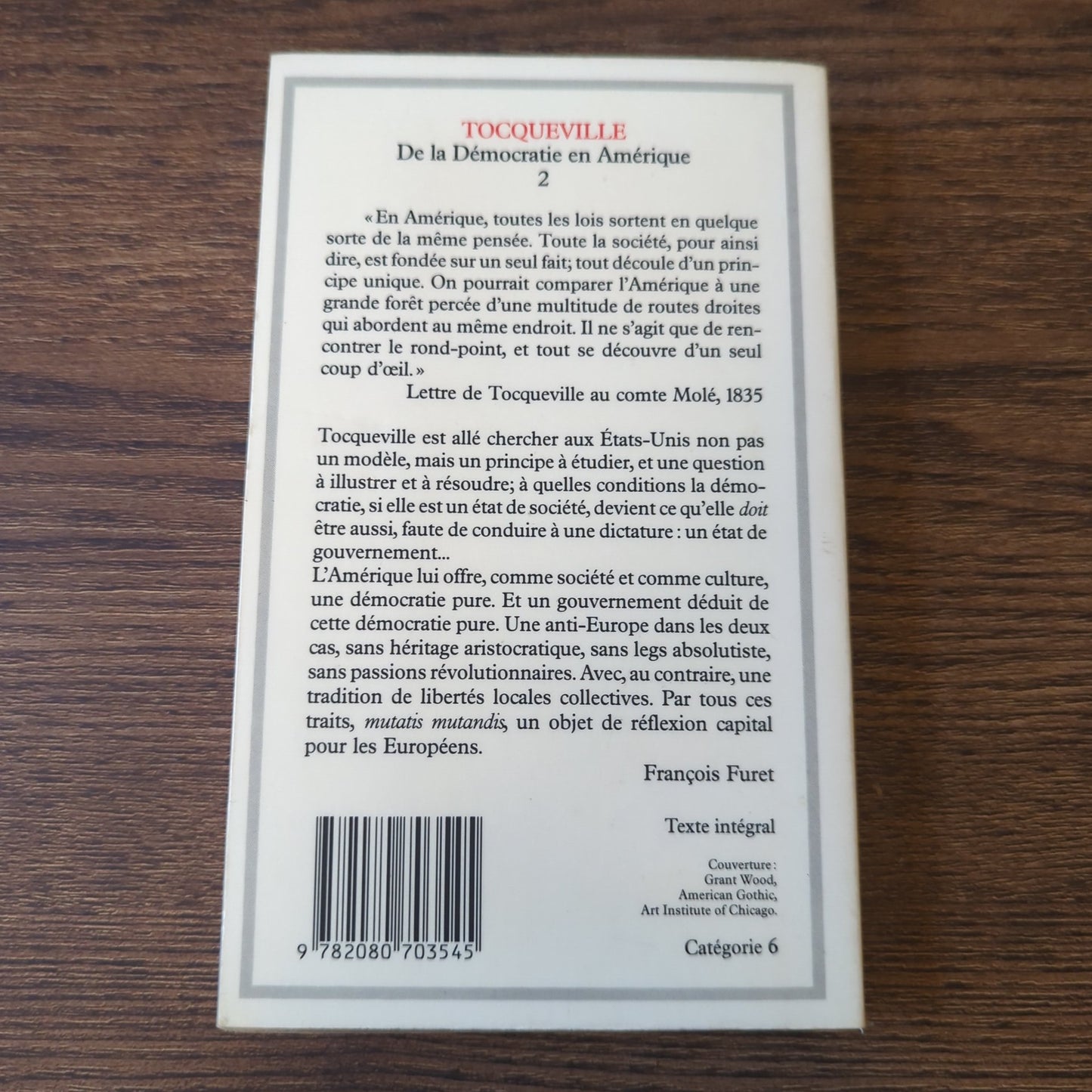 De la Démocratie en Amérique, Tome 2