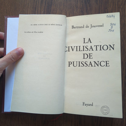La civilisation de puissance
