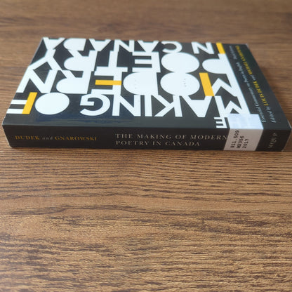 The Making of Modern Poetry in Canada