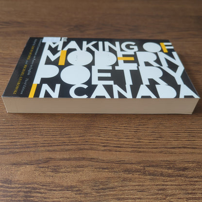 The Making of Modern Poetry in Canada