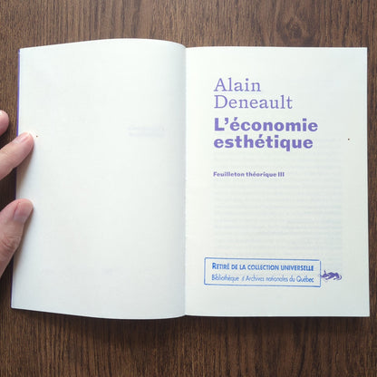 L'économie esthétique