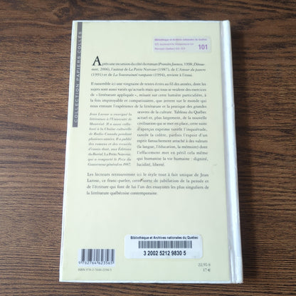 Essais de littérature appliquée