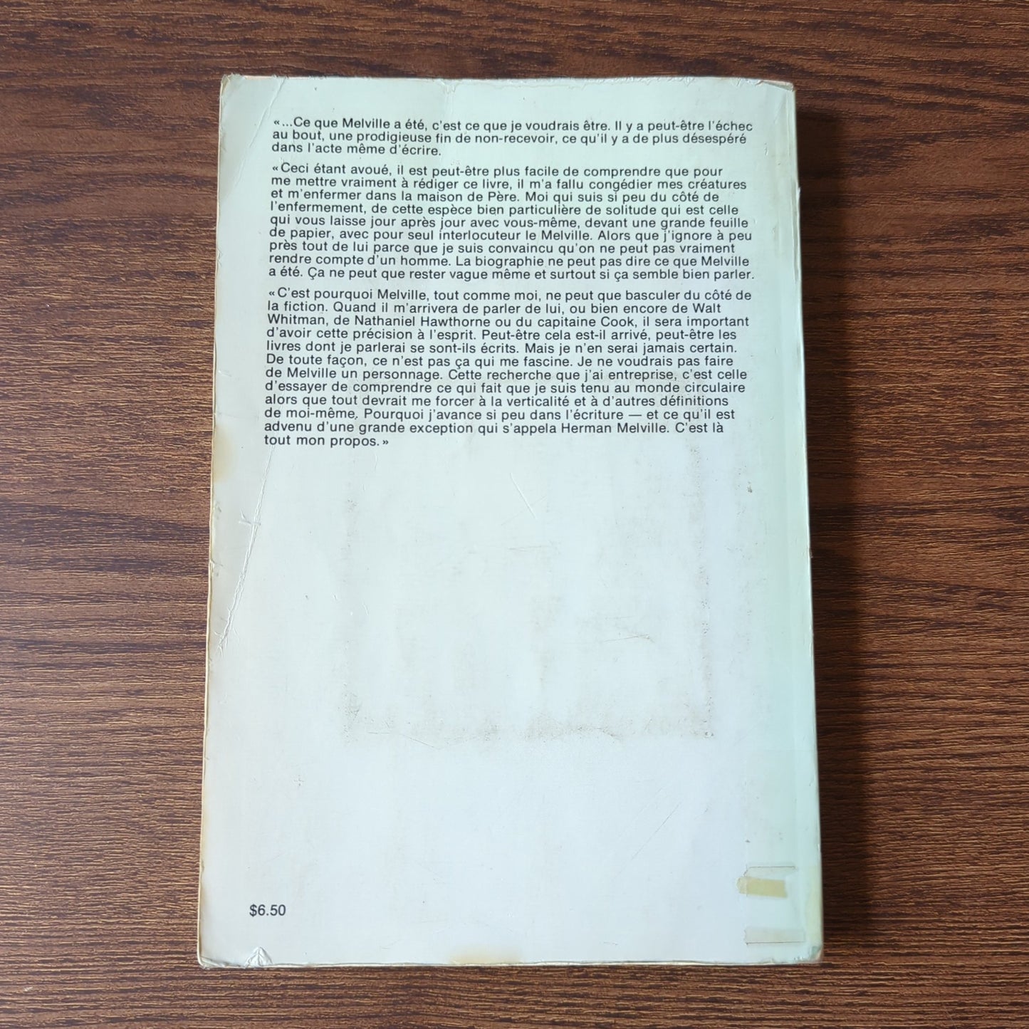 Monsieur Melville - 1. Dans les aveilles de Moby Dick