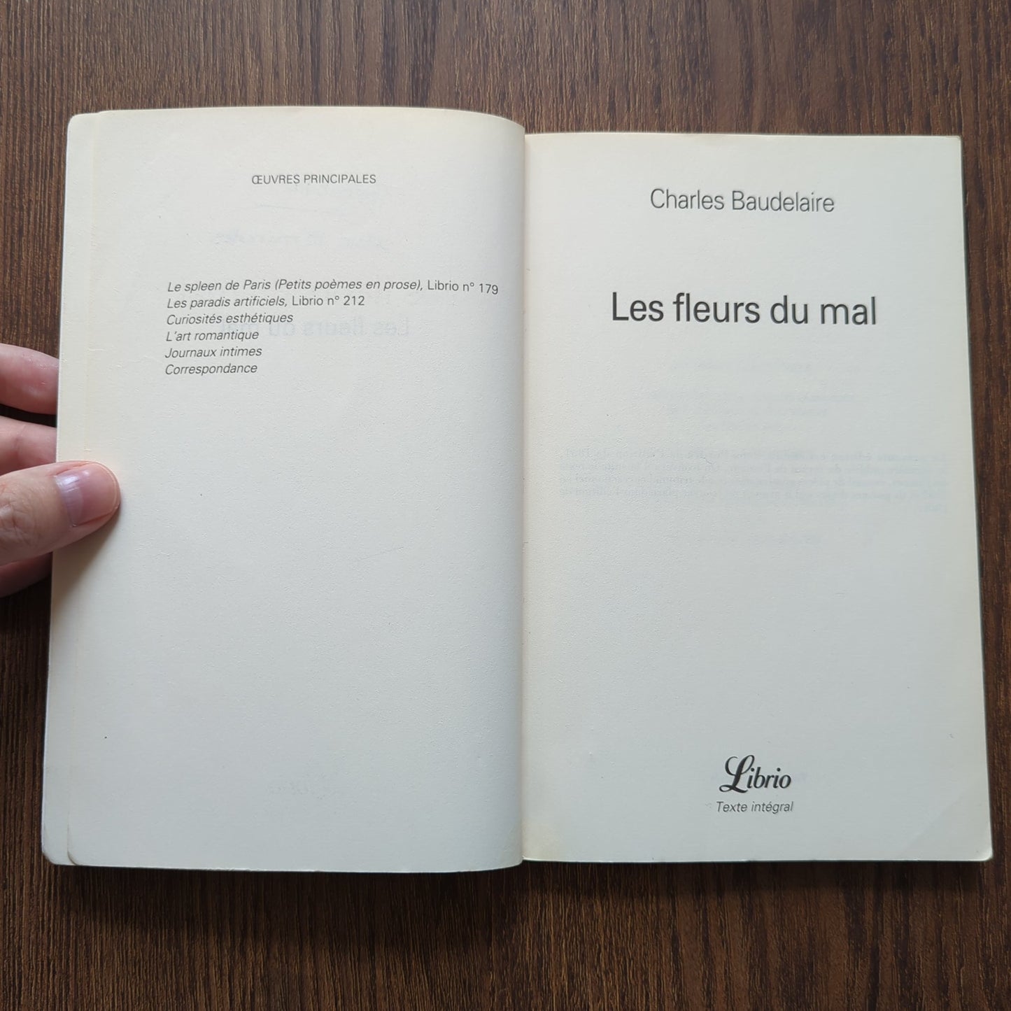 Les fleurs du mal