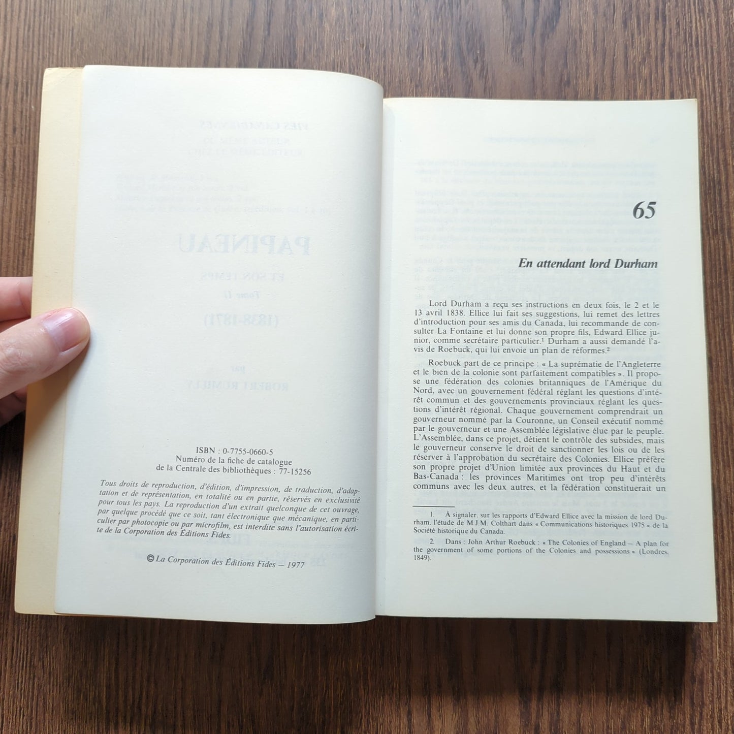 Papineau et son temps - Tome II (1838 - 1871)