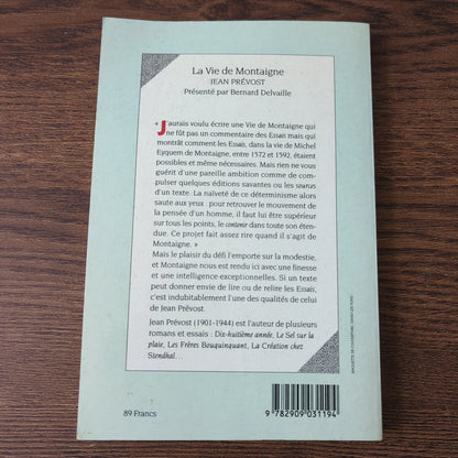 La vie de Montaigne