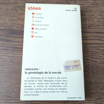 La généalogie de la morale