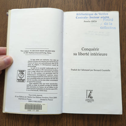 Conquérir sa liberté intérieure